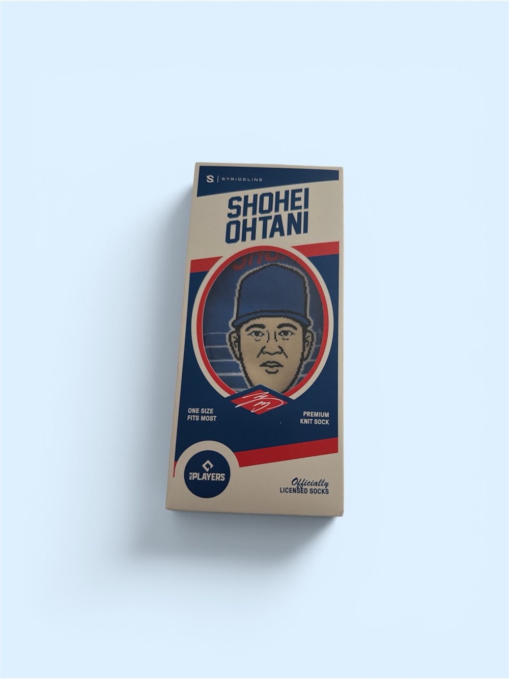 Strideline Shohei Ohtani #17 MLB Premium Knit Socks Blue White One Size New